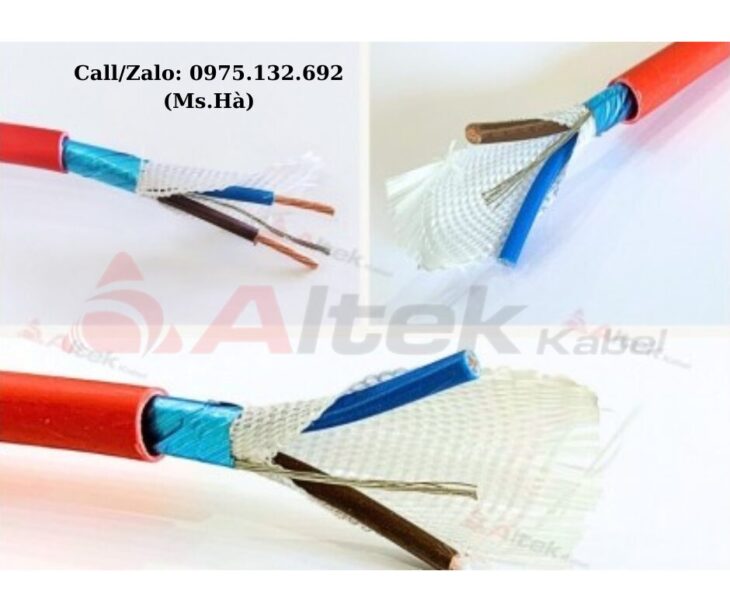 Cáp Chống Cháy chống nhiễu – LSZH vỏ đỏ Altek Kabel