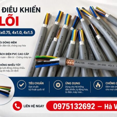 Cáp Điều khiển 4 lõi Altek Kabel