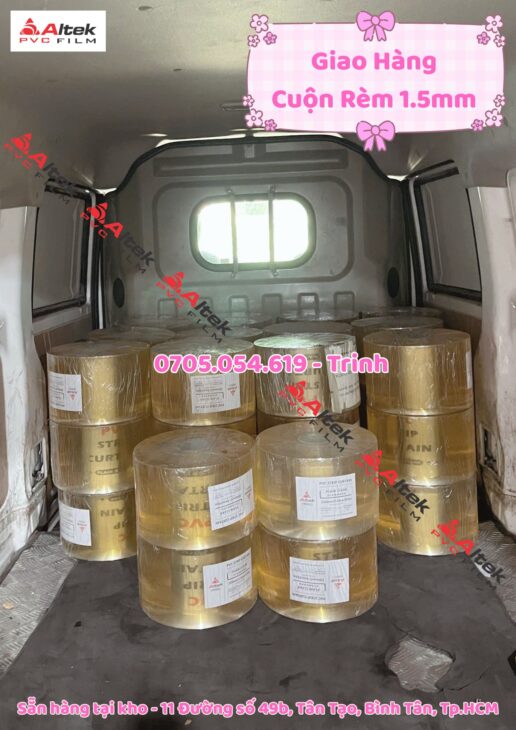 Cuộn Rèm Trong Suốt Cho Quán, Kho, Xưởng