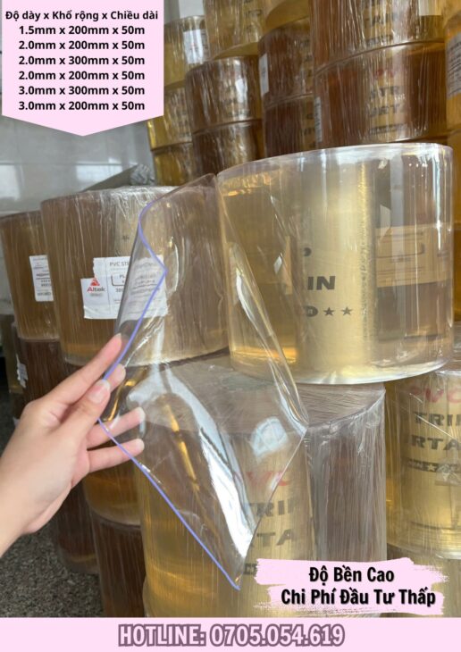 Giải pháp chống nóng mùa hè với rèm nhựa pvc, sẵn hàng HCM
