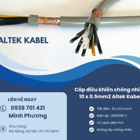 Kho có sẵn cáp điều khiển chống nhiễu 10×0.5mm2 uy tín – giao ngay