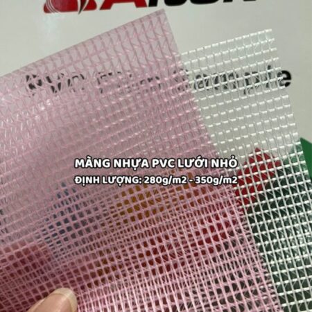 Lưới nhựa pvc màu trắng, màu hồng, sẵn hàng tại kho Altek