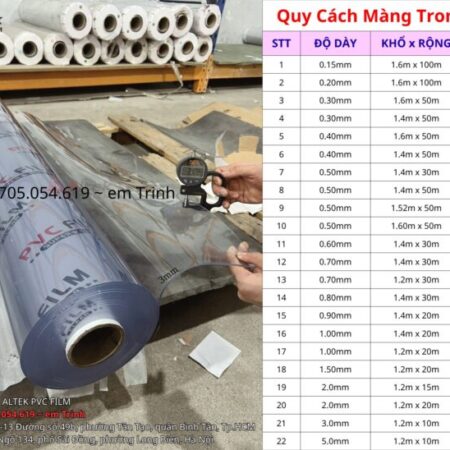 Nhà phân phối cuộn nhựa pvc giá sỉ – Altek Pvc Film