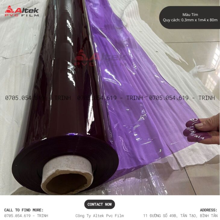 Màng nhựa pvc trong màu siêu phẩm cực hot, bestseler