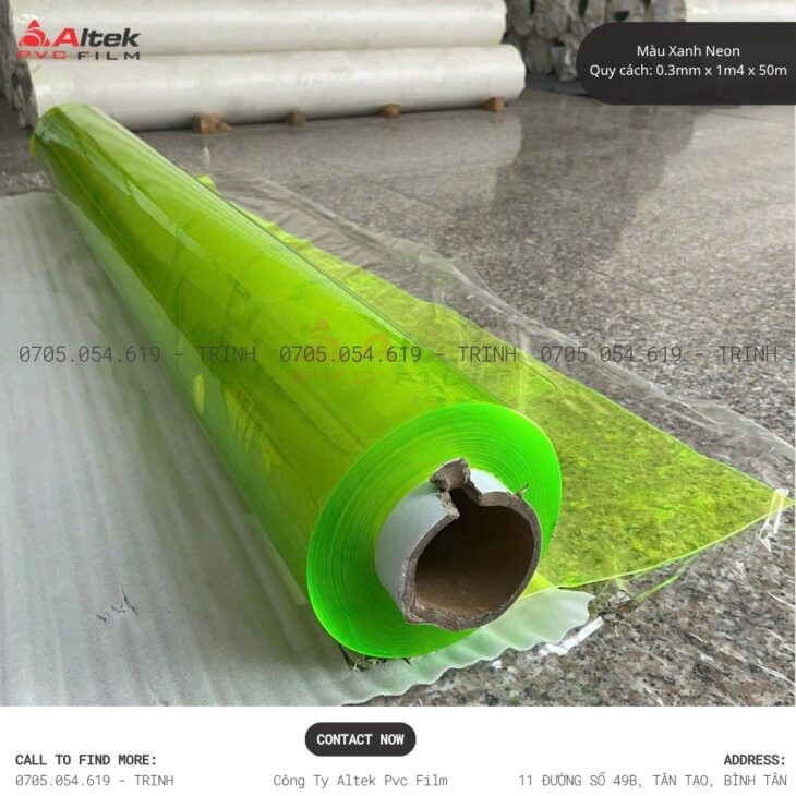 Màng nhựa pvc trong màu siêu phẩm cực hot, bestseler