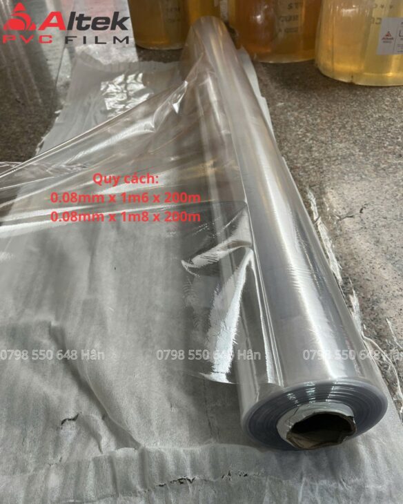 Xả kho màng nhựa pvc trong suốt- hàng có sẵn