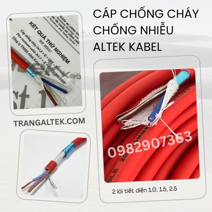Cáp chống cháy, chống nhiễu – cung ứng toàn quốc, giá cạnh tranh