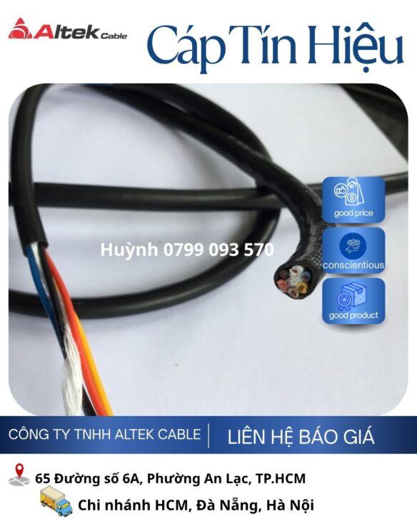 giá dây cáp tín hiệu chống nhiễu 4 lõi