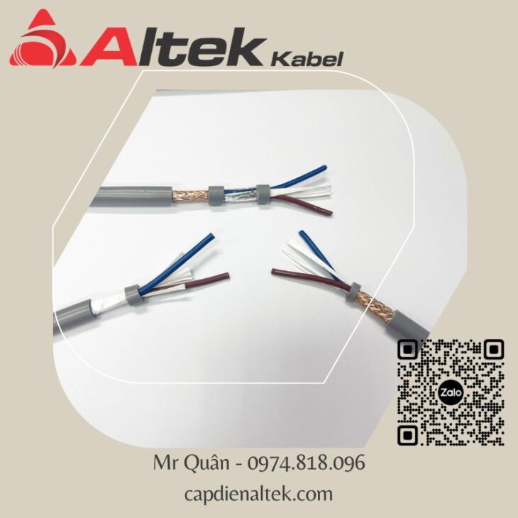 Altek Kabel: Cáp tín hiệu 2 lõi bọc kim Sh-500