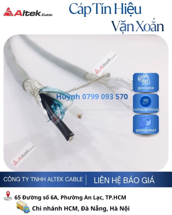 giá dây cáp tín hiệu chống nhiễu 4 lõi