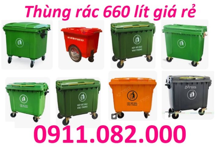 Giải pháp bảo vệ môi trường- sử dụng thùng rác 120 lít, 240 lít giá rẻ- lh 0911.082.000