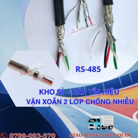 báo giá cáp điện RS485 – chống nhiễu 2 lớp