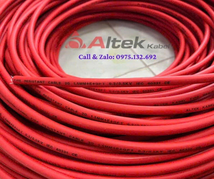 Chuyên cung cấp cáp chống cháy chống nhiễu Altek Kabel dùng cho hệ thống PCCC và báo cháy