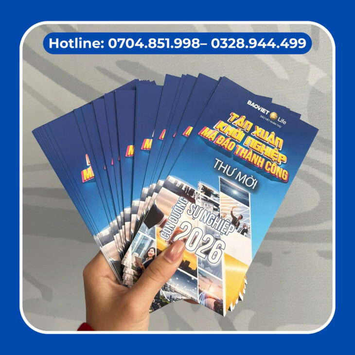 thiết kế in ấn thi công sự kiện