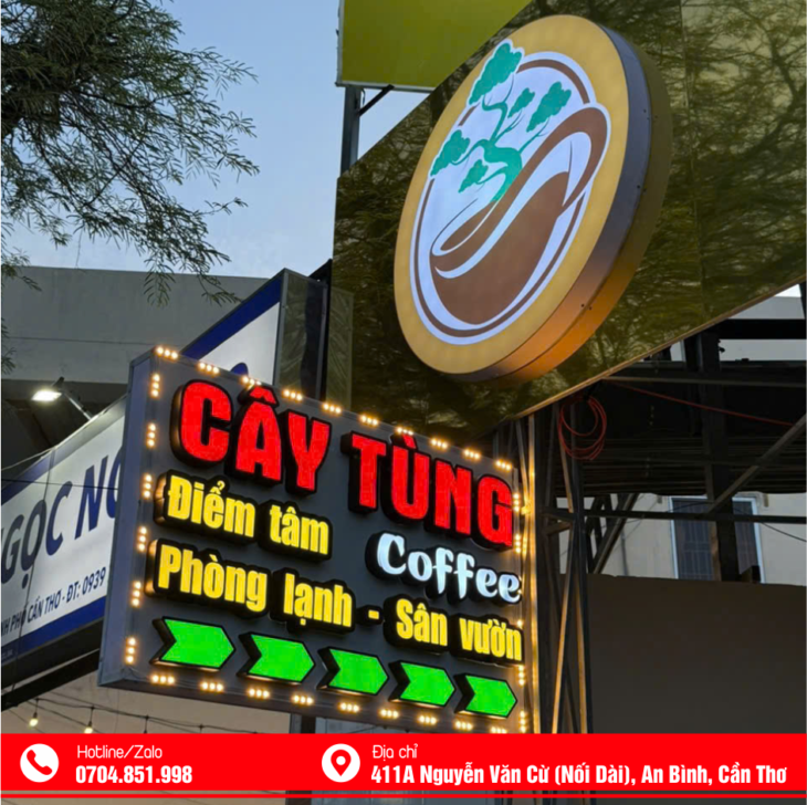 GIA CÔNG BẢNG ĐÈN LED HỘP ĐÈN CẦN THƠ