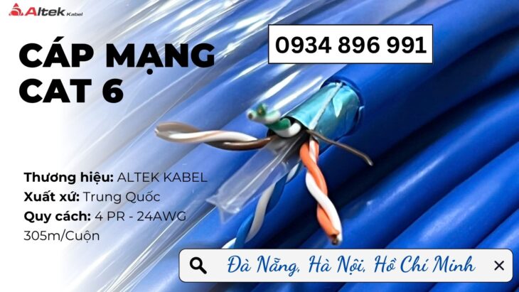 Cung Cấp Cáp Mạng Altek Kabel Cat6 Tại Quảng Nam, Quảng Ngãi, Bình Định – Giá Cạnh Tranh Cung Cấp Cáp Mạng Altek Kabel Cat6 Tại Quảng Nam, Quảng Ngãi, Bình Định – Giá Cạnh Tranh