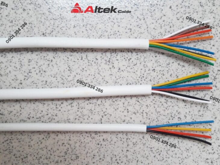 CÁP BÁO CHÁY 4 lõi – 6 lõi – 8 lõi 0.22 mm² ALTEK KABEL