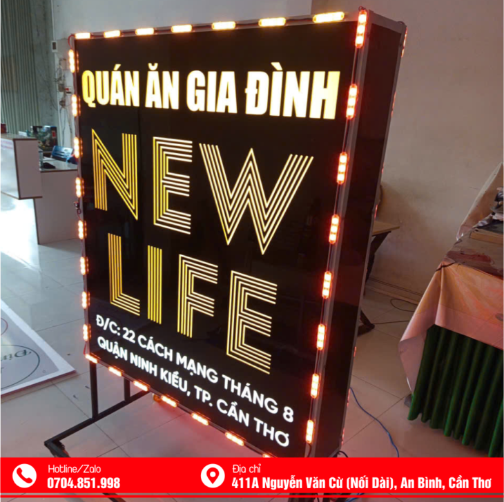 GIA CÔNG BẢNG ĐÈN LED HỘP ĐÈN CẦN THƠ
