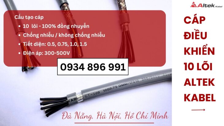 Cáp Điều Khiển Chống Nhiễu 10×0.75 Cung Cấp Tại TP.HCM, Ninh Thuận Cáp Điều Khiển Chống Nhiễu 10×0.75 Cung Cấp Tại TP.HCM, Ninh Thuận