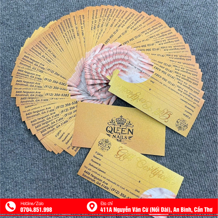 IN VOUCHER DANH THIẾP TẠI CẦN THƠ