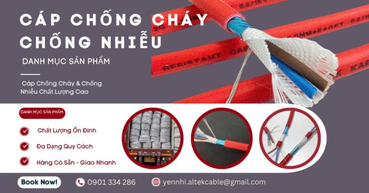 Cáp Chống Cháy ALTEK KABEL 2 Lõi Giá Tốt Cho Công Trình PCCC Cáp Chống Cháy ALTEK KABEL 2 Lõi Giá Tốt Cho Công Trình PCCC