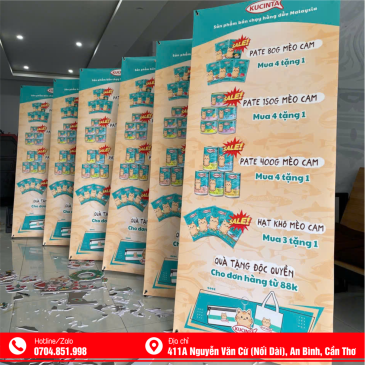in standee lấy liền tại cần thơ