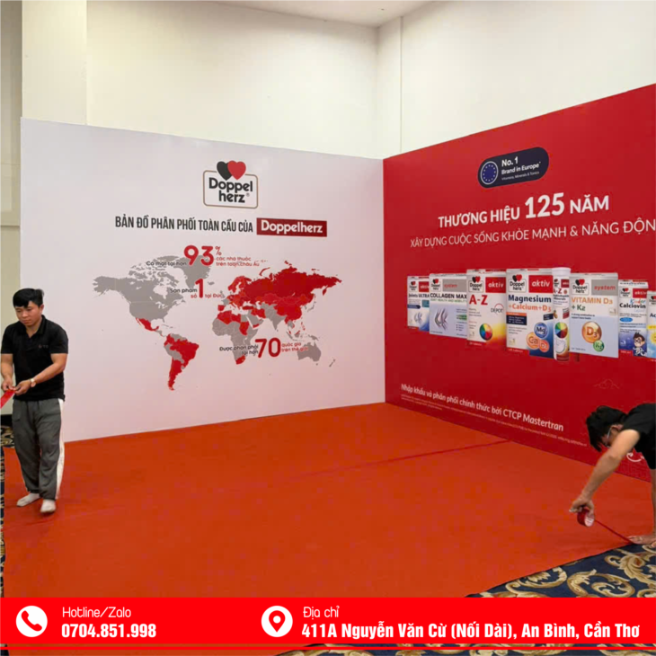 THI CÔNG BACKDROP TRỌN GÓI TẠI CẦN THƠ
