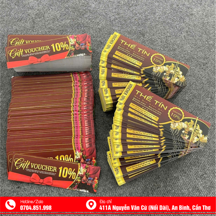 IN VOUCHER DANH THIẾP TẠI CẦN THƠ