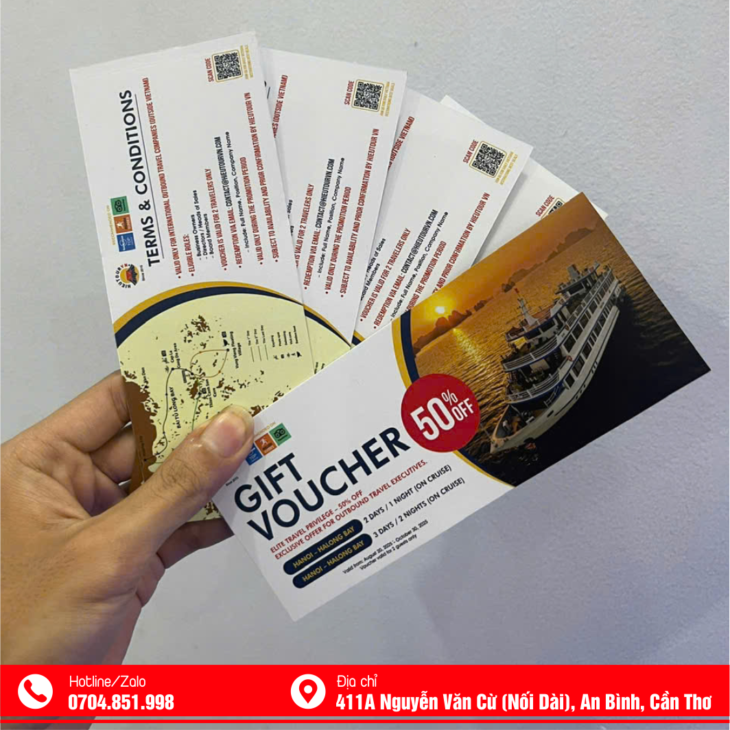 IN VOUCHER DANH THIẾP TẠI CẦN THƠ