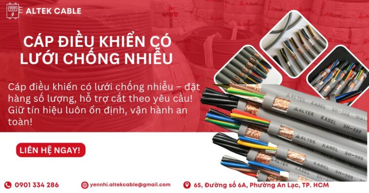 Bảng Giá Cáp Điều Khiển Có Lưới ALTEK KABEL Mới Nhất