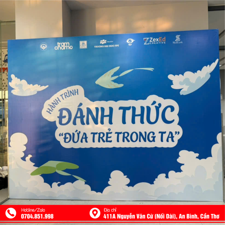 THI CÔNG BACKDROP TRỌN GÓI TẠI CẦN THƠ
