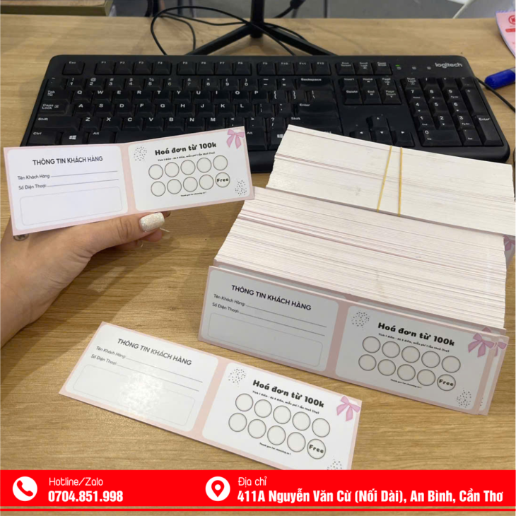 IN VOUCHER DANH THIẾP TẠI CẦN THƠ