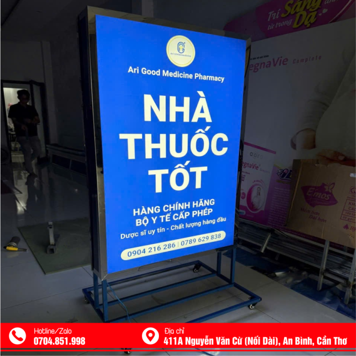 GIA CÔNG BẢNG ĐÈN LED HỘP ĐÈN CẦN THƠ