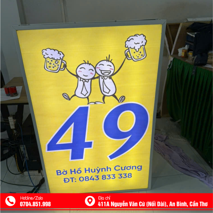 GIA CÔNG BẢNG ĐÈN LED HỘP ĐÈN CẦN THƠ