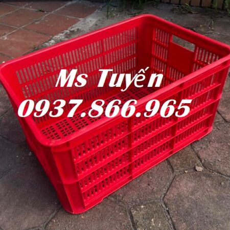 Sọt nhựa, sọt nguyên sinh trong kho lạnh, sọt chứa hải sản