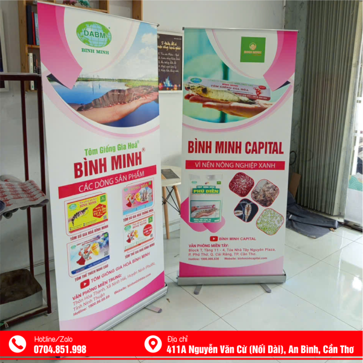 in standee lấy liền tại cần thơ