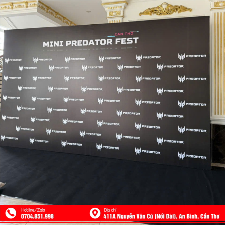 THI CÔNG BACKDROP TRỌN GÓI TẠI CẦN THƠ