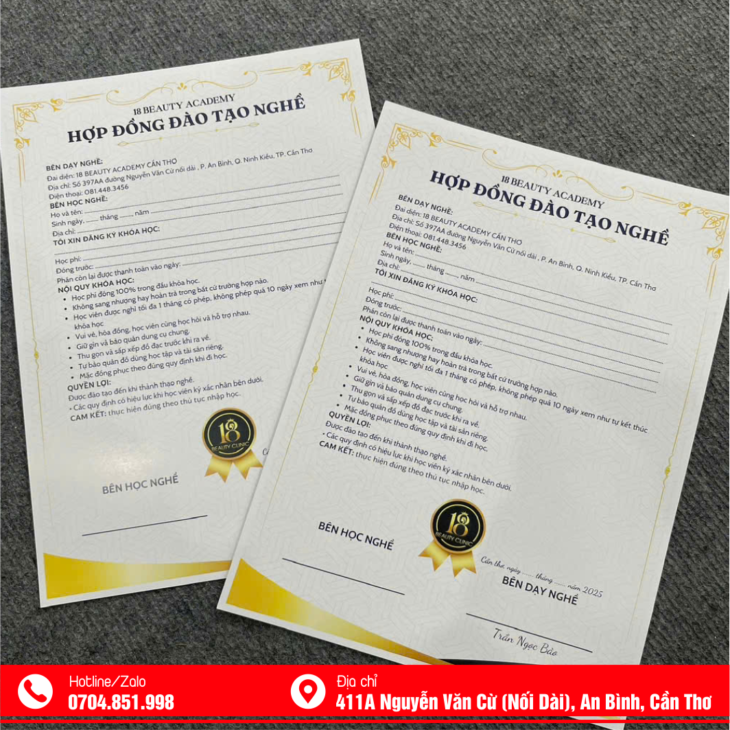 IN VOUCHER DANH THIẾP TẠI CẦN THƠ