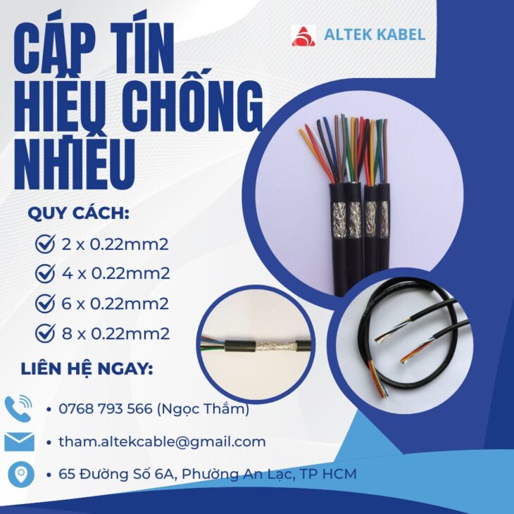 CẦN BÁN Cáp Tín Hiệu ALTEK KABEL 0.22mm2