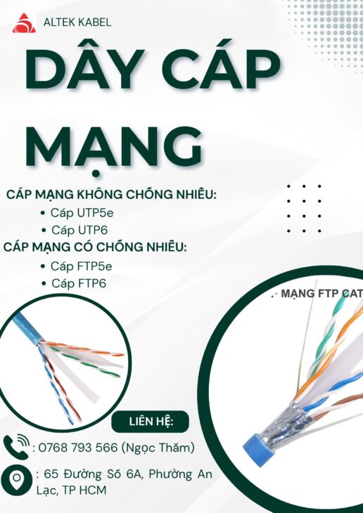 CẦN BÁN Dây Cáp Mạng ALTEK KABEL