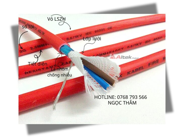CẦN BÁN Cáp Chống Cháy Chống Nhiễu Altek Kabel