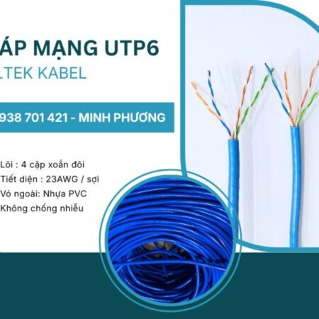 Cáp mạng UTP Cat6 – Giải pháp kết nối mạng tốc độ cao Quảng Ngãi, Bình Định, Huế