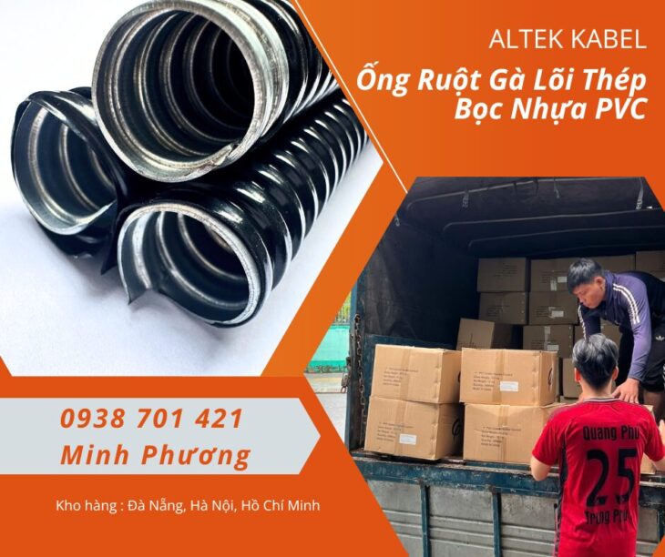 Ống Ruột Gà Lõi Thép Bọc Nhựa PVC – Giải Pháp Bảo Vệ Dây Điện An Toàn Cho Mọi Công Trình