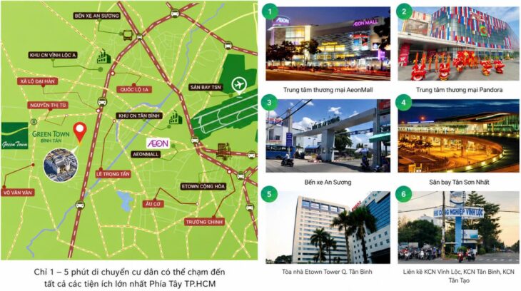 Giá chỉ từ 54 triệu/m² Căn Hộ Cuối Cùng của GREEN TOWN BÌNH TÂN