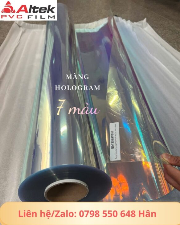 Biến hóa phong cách với màng nhựa Hologram 7 màu