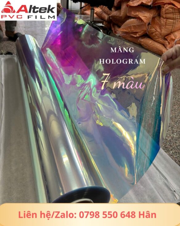 Biến hóa phong cách với màng nhựa Hologram 7 màu