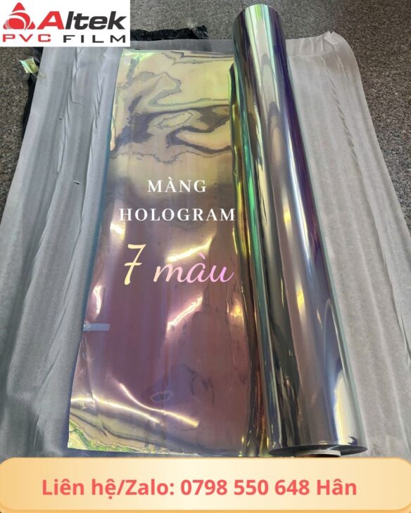 Biến hóa phong cách với màng nhựa Hologram 7 màu