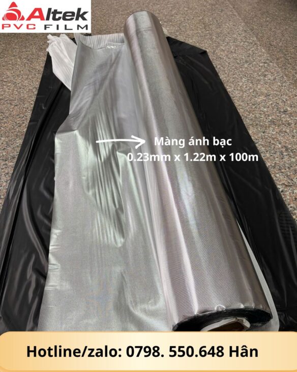 Cực phẩm màng pvc ánh bạc – sẵn kho số lượng lớn
