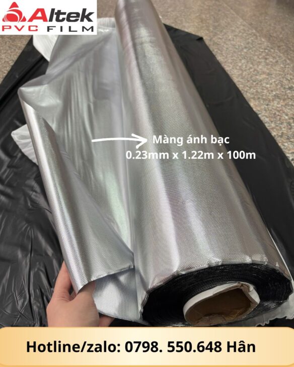 Cực phẩm màng pvc ánh bạc – sẵn kho số lượng lớn