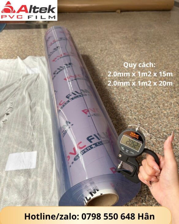 Màng nhựa Pvc dẻo tiêu chuẩn chất lượng cao